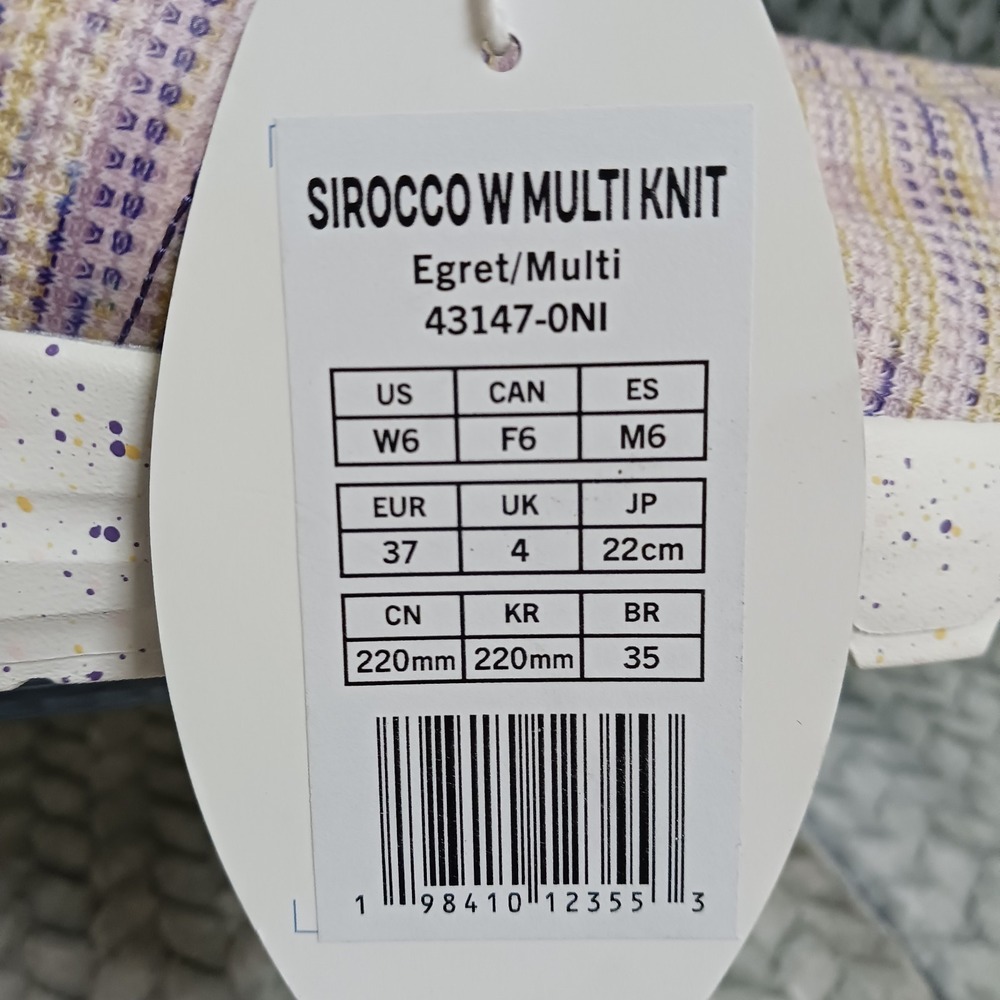 Hey Dude Women's Sneakers Shoes Egret Multicolor Sirocco W Knit Size 6 - Picture 9 of 10